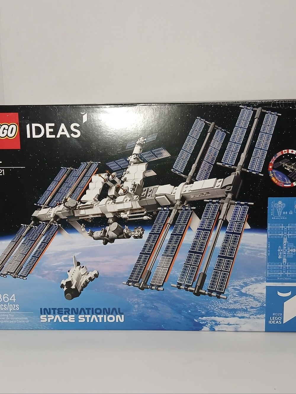 LEGO Ideas NASA International Space Station ISS 21321 Building Set 864pcs READ